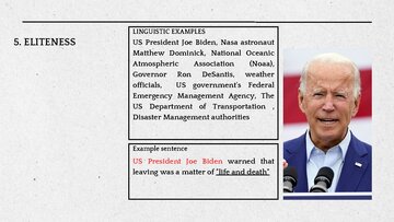 Prezentācija 'News Values in a BBC article', 7.