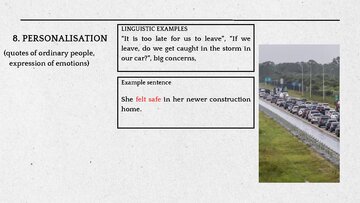 Prezentācija 'News Values in a BBC article', 10.