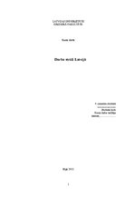 Referāts 'Darba strīdi Latvijā', 1.