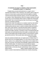 Eseja '"Tā vienlīdzība, kuru pieprasa sabiedrība, ir tikai vispanesamākā nevienlīdzības', 1.