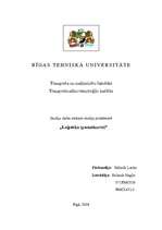 Konspekts 'Loģistika', 1.