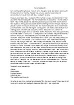 Eseja 'Honest Sociopath', 1.