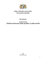 Paraugs 'Statiski nenoteicams rāmis', 1.