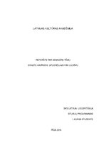 Eseja 'Ernsts Kasīrers "Apcerējums par cilvēku"', 1.