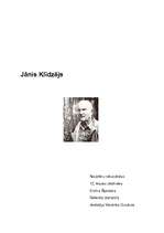 Referāts 'Jānis Klīdzējs', 1.