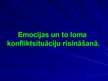 Prezentācija 'Emocijas un to loma konfliktsituāciju risināšanā', 1.