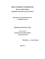 Konspekts 'Starptautiskās tirdzniecības teorijas', 1.