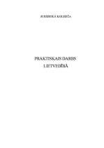 Paraugs 'Praktiskais darbs lietvedībā', 1.