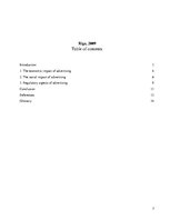 Referāts 'The Economic, Social and Regulatory Aspects of Advertising', 2.