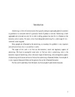 Referāts 'The Economic, Social and Regulatory Aspects of Advertising', 3.