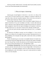 Referāts 'The Economic, Social and Regulatory Aspects of Advertising', 7.