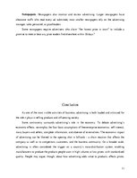 Referāts 'The Economic, Social and Regulatory Aspects of Advertising', 11.