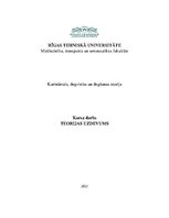 Referāts 'Kurināmais, degvielas un degšanas teorija', 1.