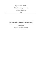 Prakses atskaite 'Mācību prakses dienasgrāmata', 1.