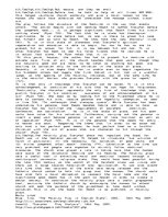 Eseja 'An Essay about the Quest for Death in the Morality Play "Every Man"', 3.