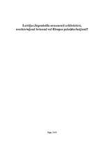 Referāts 'Latvijas jūgendstila ornamenti arhitektūrā - neatkārtojami brīnumi vai Eiropas p', 1.