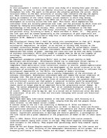 Eseja 'Life Course Case Study', 1.