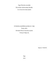Referāts 'Noliktavas ēkas ar biroja daļu projekts Priekuļi,Vilkājas iela', 1.