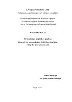 Prakses atskaite 'Prakse pirmsskolā', 1.