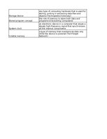 Konspekts 'Discovering computers - memory - glossary', 8.