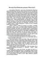 Eseja 'Pauls Bankovskis "Plāns ledus"', 1.