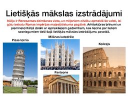 Prezentācija 'Kultūras elementi Itālijā', 24.