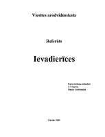 Konspekts 'Ievadierīces - datorkomplikācijā', 1.
