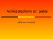 Prezentācija 'Asinsspiediens un pulss', 1.