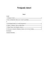 Referāts 'Portatīvie datori', 1.