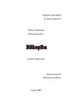 Referāts 'Bites', 1.