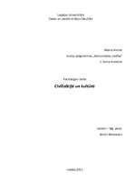 Eseja 'Civilizācija un kultūra', 1.