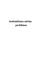 Referāts 'Audzināšanas mērķa problēmas', 1.
