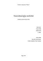 Referāts 'Nanotehnoloģijas medicīnā', 1.