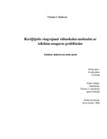 Referāts 'Koriģējošie vingrojumi vidusskolas meitenēm ar ieliektas muguras problēmām', 1.