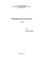 Prakses atskaite 'Hidroloģijas prakses atskaite', 1.