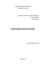 Referāts 'Amata apraksta un darba līguma veidošana', 1.