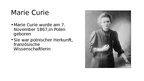 Prezentācija 'Marie Skłodowska-Curie und Pierre Curie', 2.