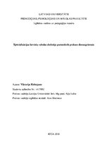 Prakses atskaite 'Specializācijas "Latviešu valodas skolotājs pamatskolā" prakses dienasgrāmata', 1.