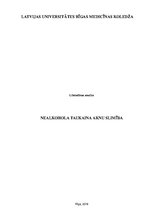 Referāts 'Nealkohola taukaina aknu slimība', 1.