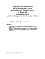 Konspekts 'Rediģēšanas praktiskie pamati', 1.