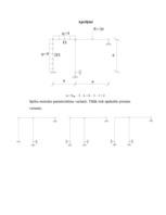 Paraugs 'Statiski nenoteicama rāmja aprēķins ar spēku metodi', 3.