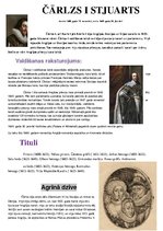 Konspekts 'Čārlzs I Stjuarts', 1.