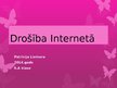 Prezentācija 'Drošība internetā', 1.