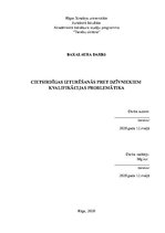 Diplomdarbs 'Cietsirdīgas izturēšanās pret dzīvniekiem kvalifikācijas problemātika', 1.