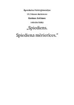 Referāts 'Spiediens, spiediena mērierīces', 1.