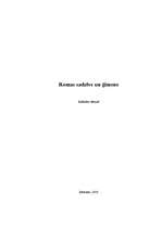 Referāts 'Romas sadzīve un ģimene', 1.