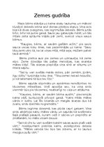 Eseja 'Zemes gudrība', 1.