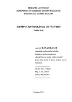 Referāts 'Iedzīvotāju migrācija un tās veidi', 1.