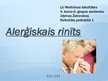 Prezentācija 'Alerģisks rinīts', 1.