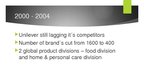 Prezentācija 'A Decade of Organizational Changes at "Unilever"', 10.
